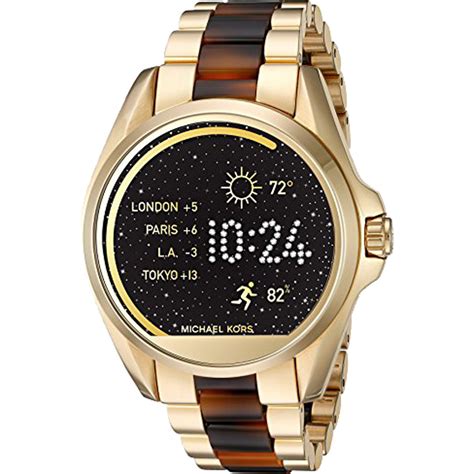 michael kors access touchscreen gold acetate bradshaw smartwatch mkt5003|Customer Reviews: Michael Kors Access Bradshaw .